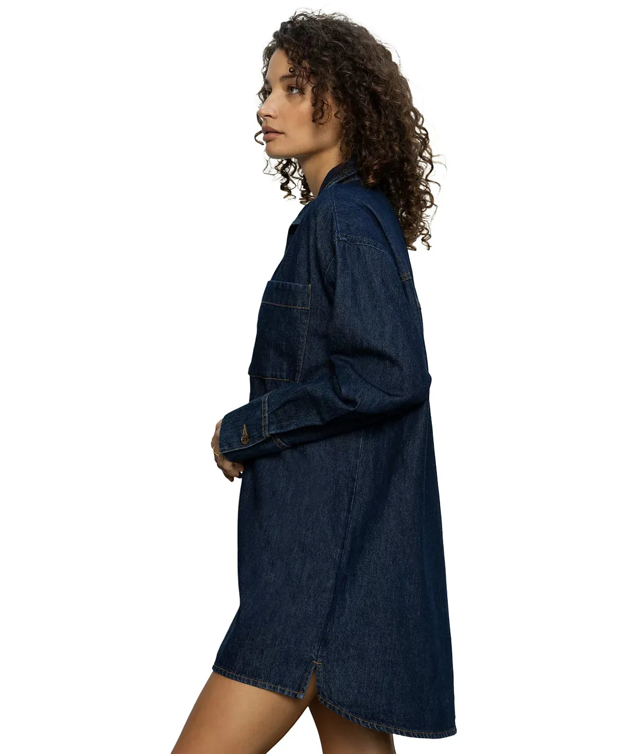 All-Day Denim Tunic Dress Surprise