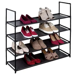 American Dream Home Goods Organizer 6920-BK Shoe Rack, Black