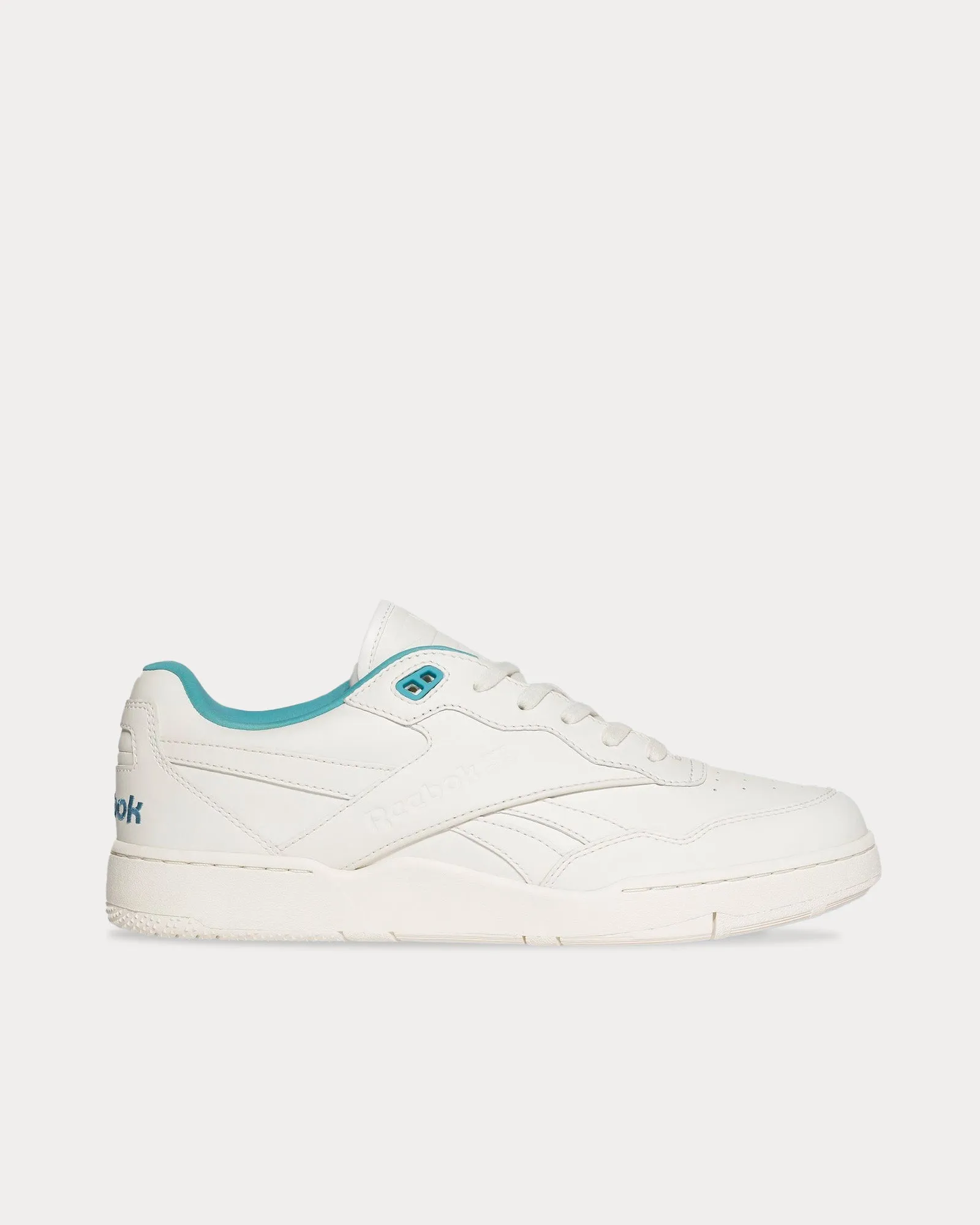 BB4000 II Faux-Leather White / Delphine Blue Low Top Sneakers