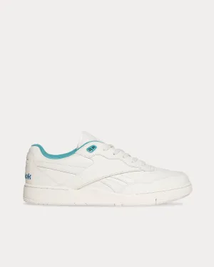 BB4000 II Faux-Leather White / Delphine Blue Low Top Sneakers
