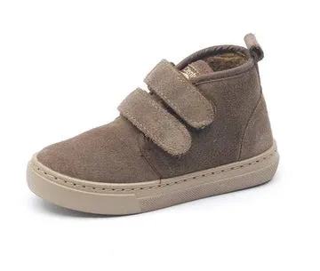 Brown suede boot