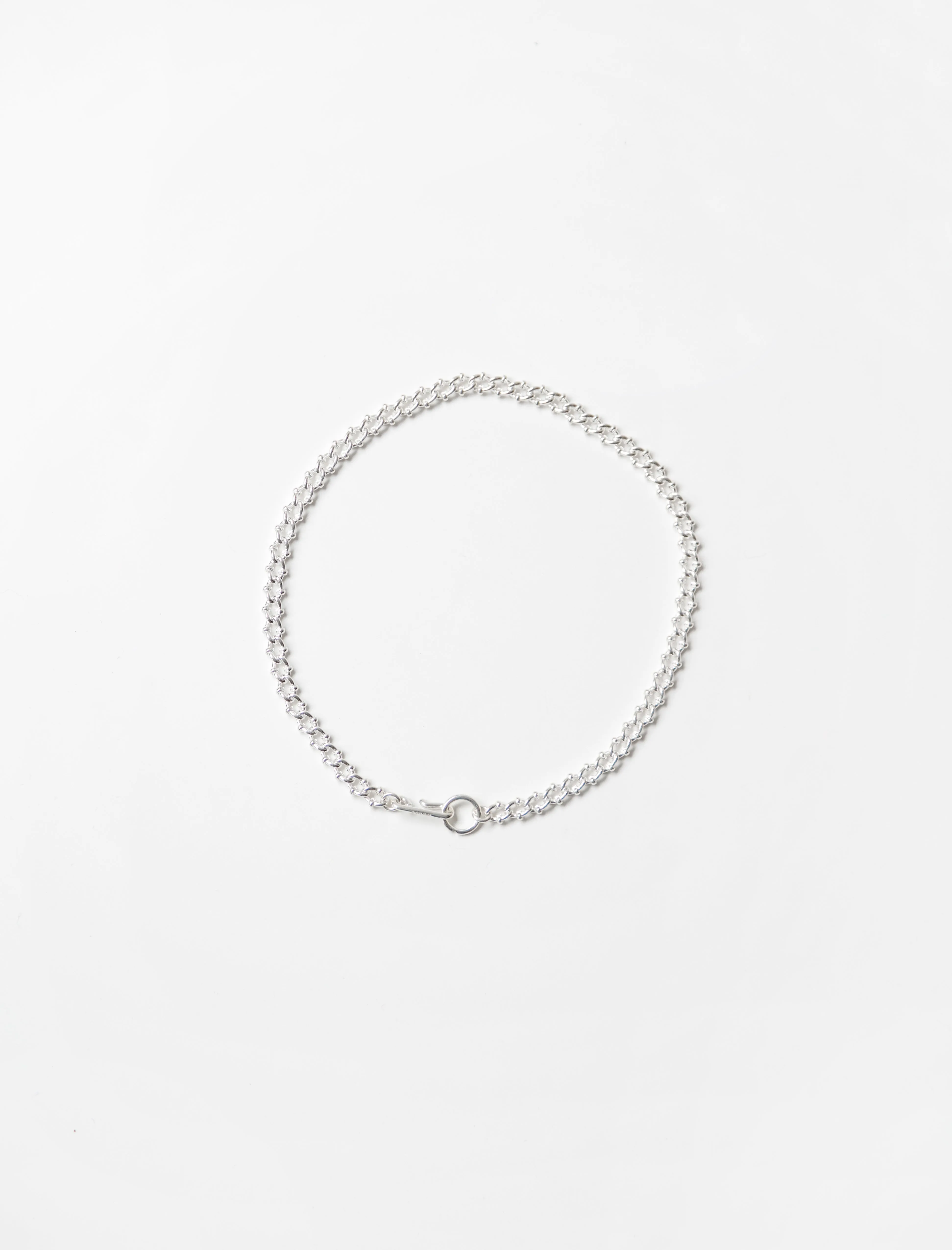 DNA Necklace Polished Silver