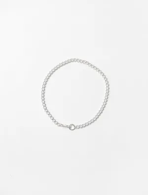 DNA Necklace Polished Silver