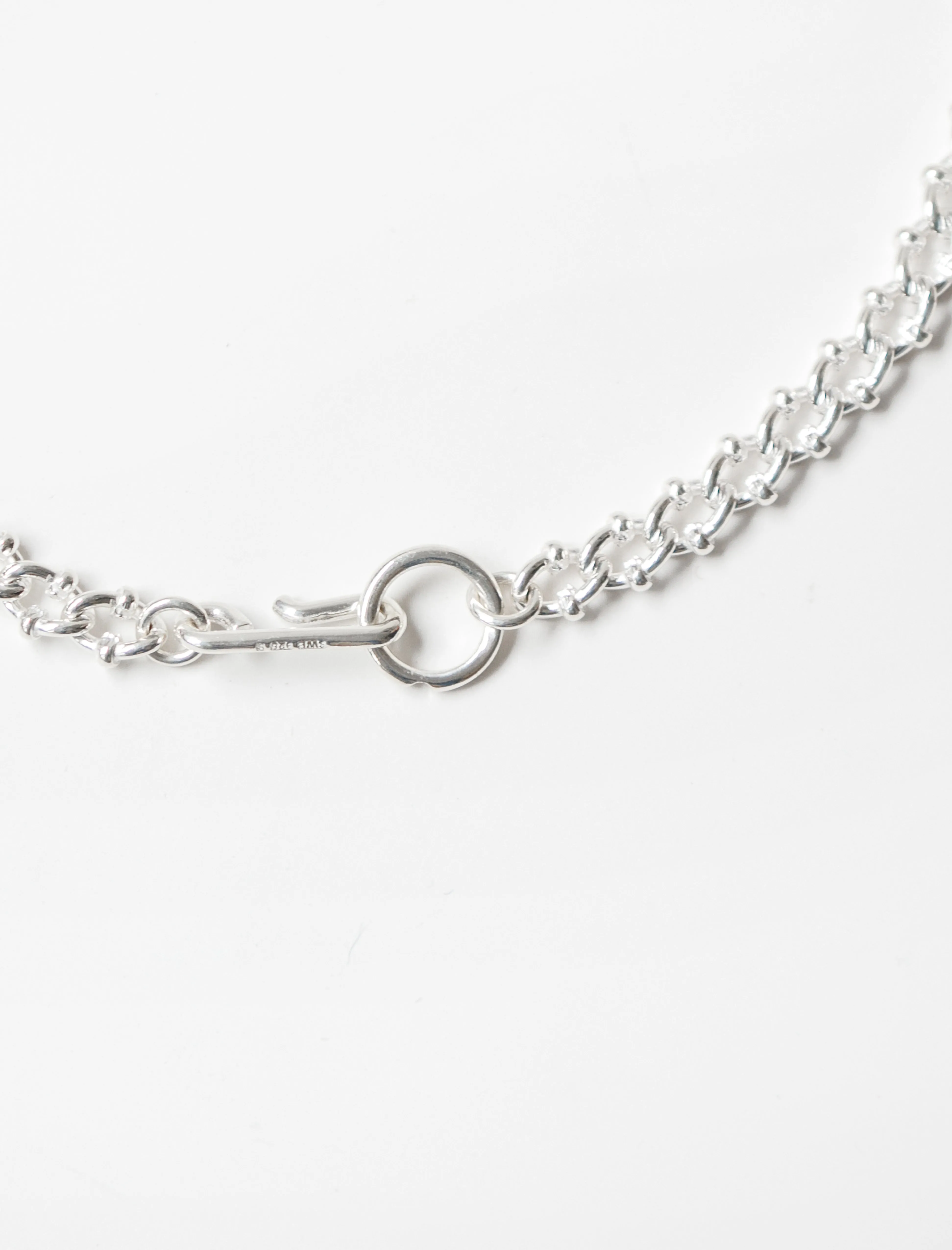 DNA Necklace Polished Silver