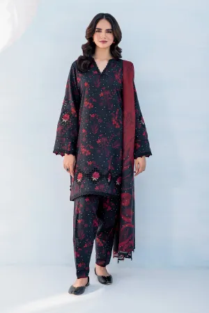 EMBROIDERED VISCOSE SILK UF-4055