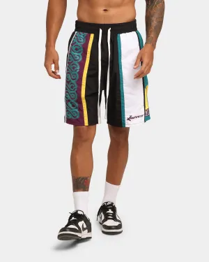 Loiter Daytona Walk Shorts Black/Purple/Teal