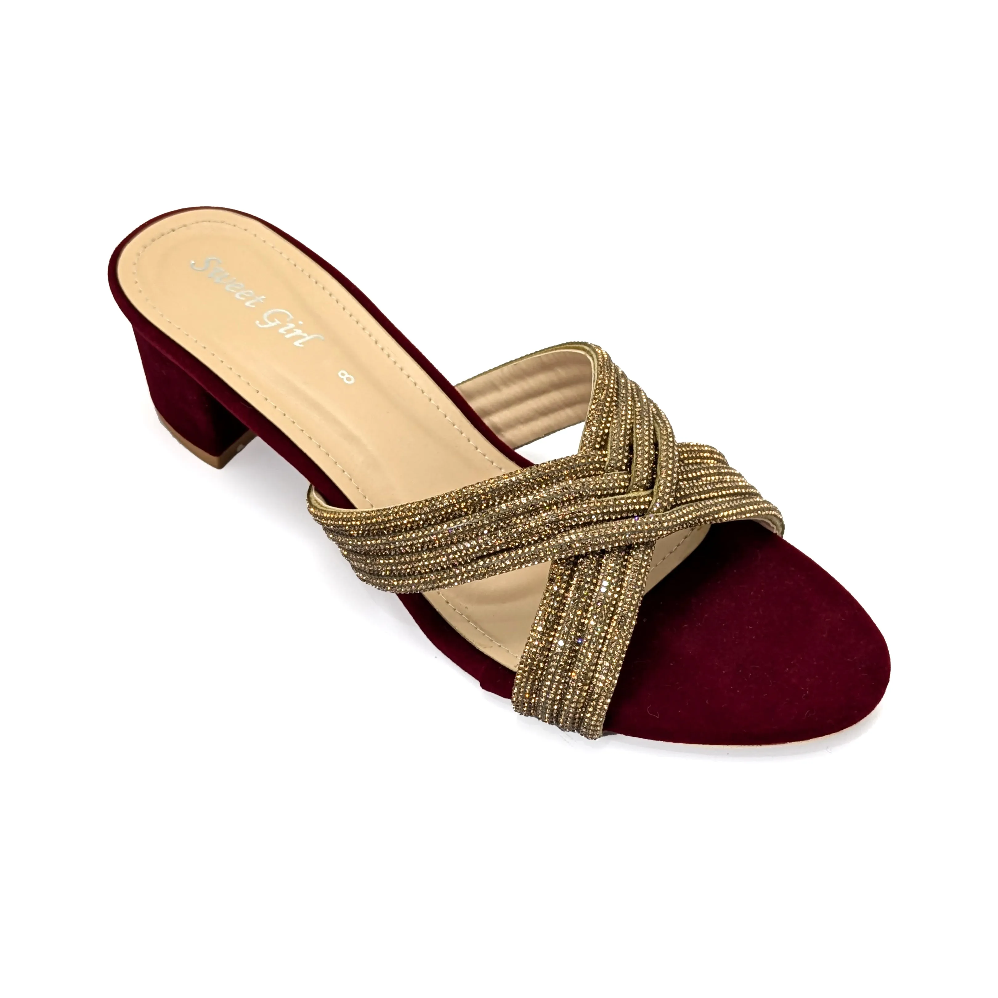 Maroon Formal Slipper