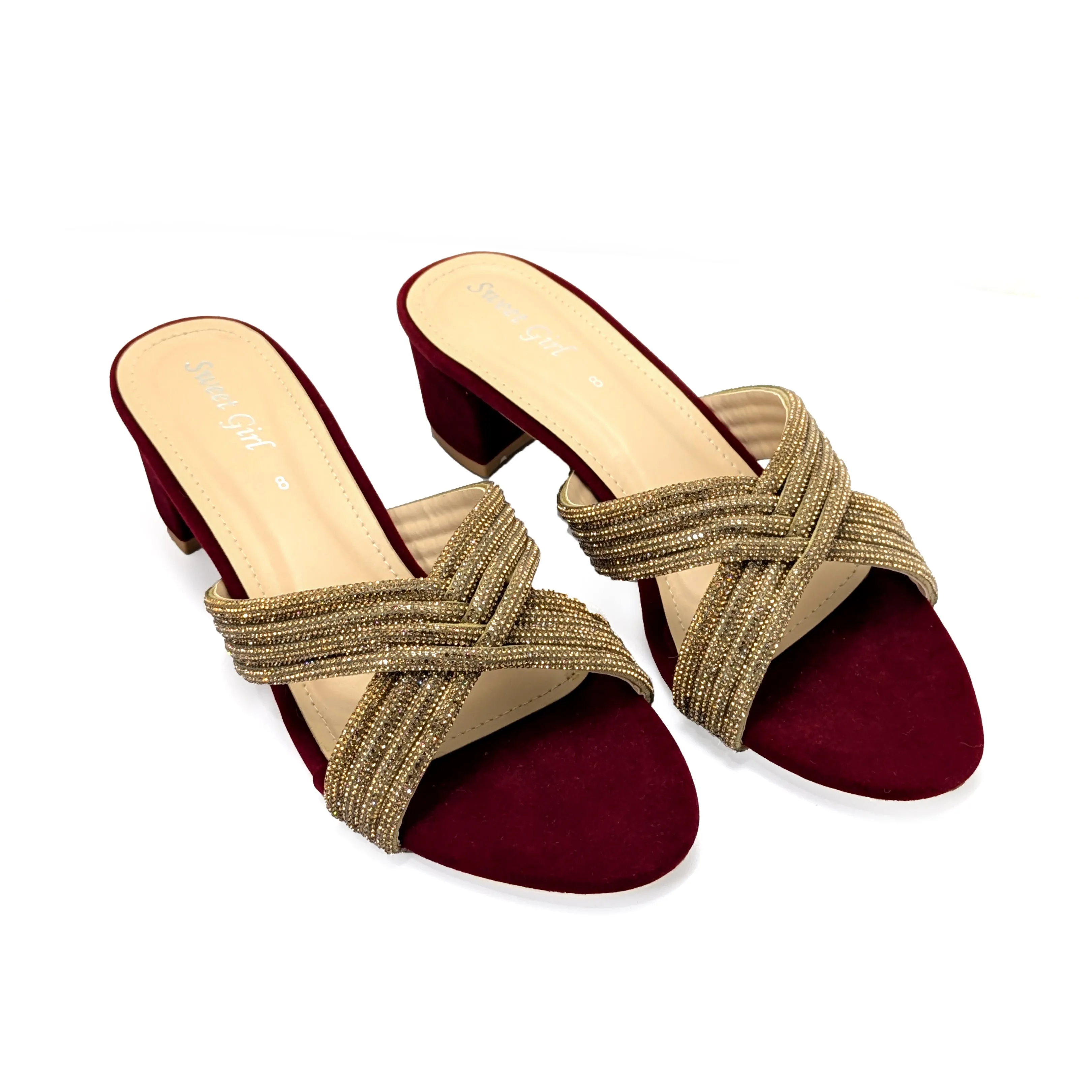 Maroon Formal Slipper
