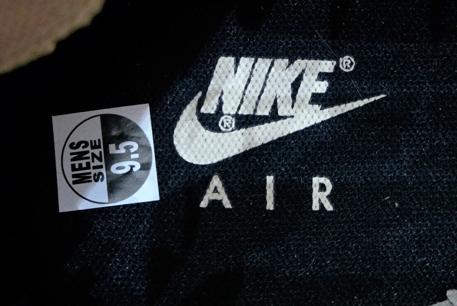 NIKE Air Force 1 Low-Top '07 LV8 "Double Air" B/W Sneaker (M/11.5) #CJ1379