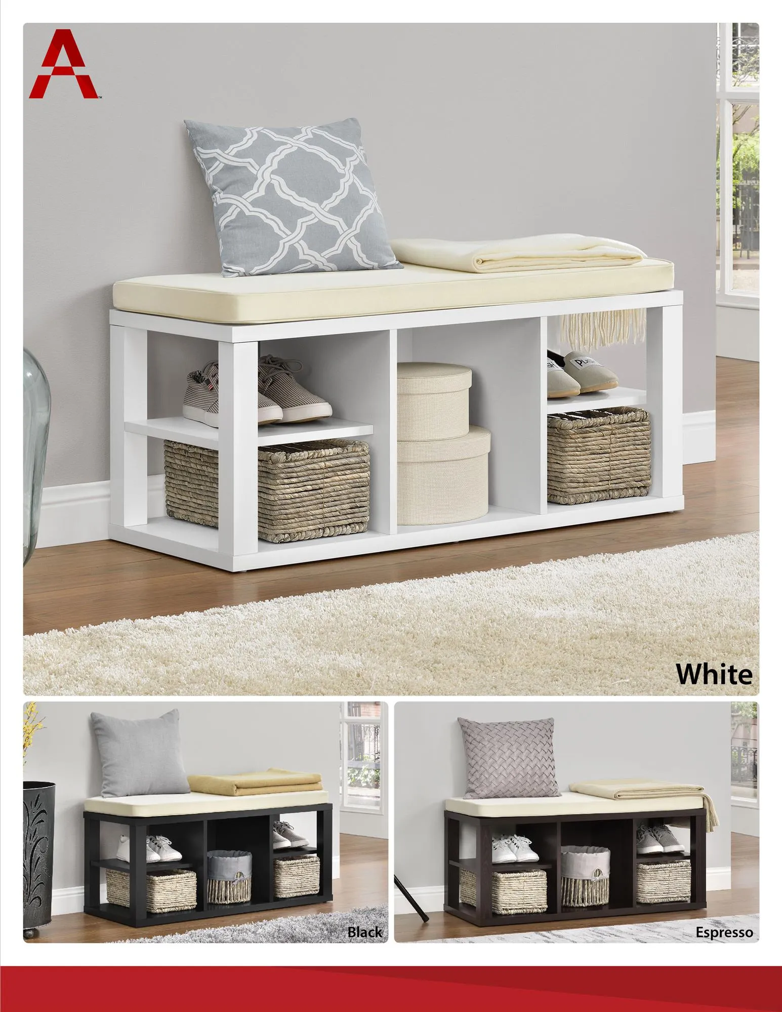 Parsons Storage Bench
