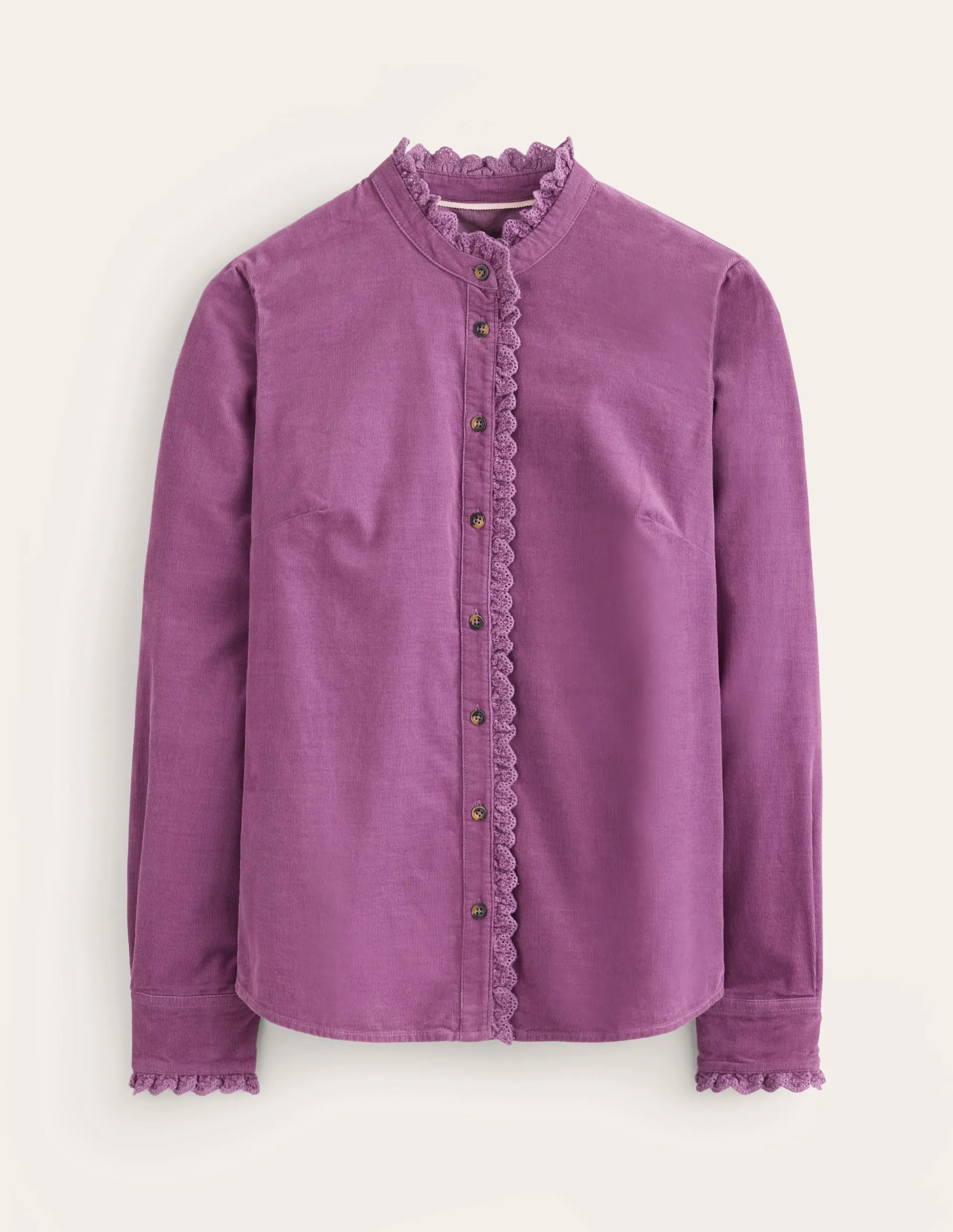 Phoebe Cord Shirt-Bramble Purple