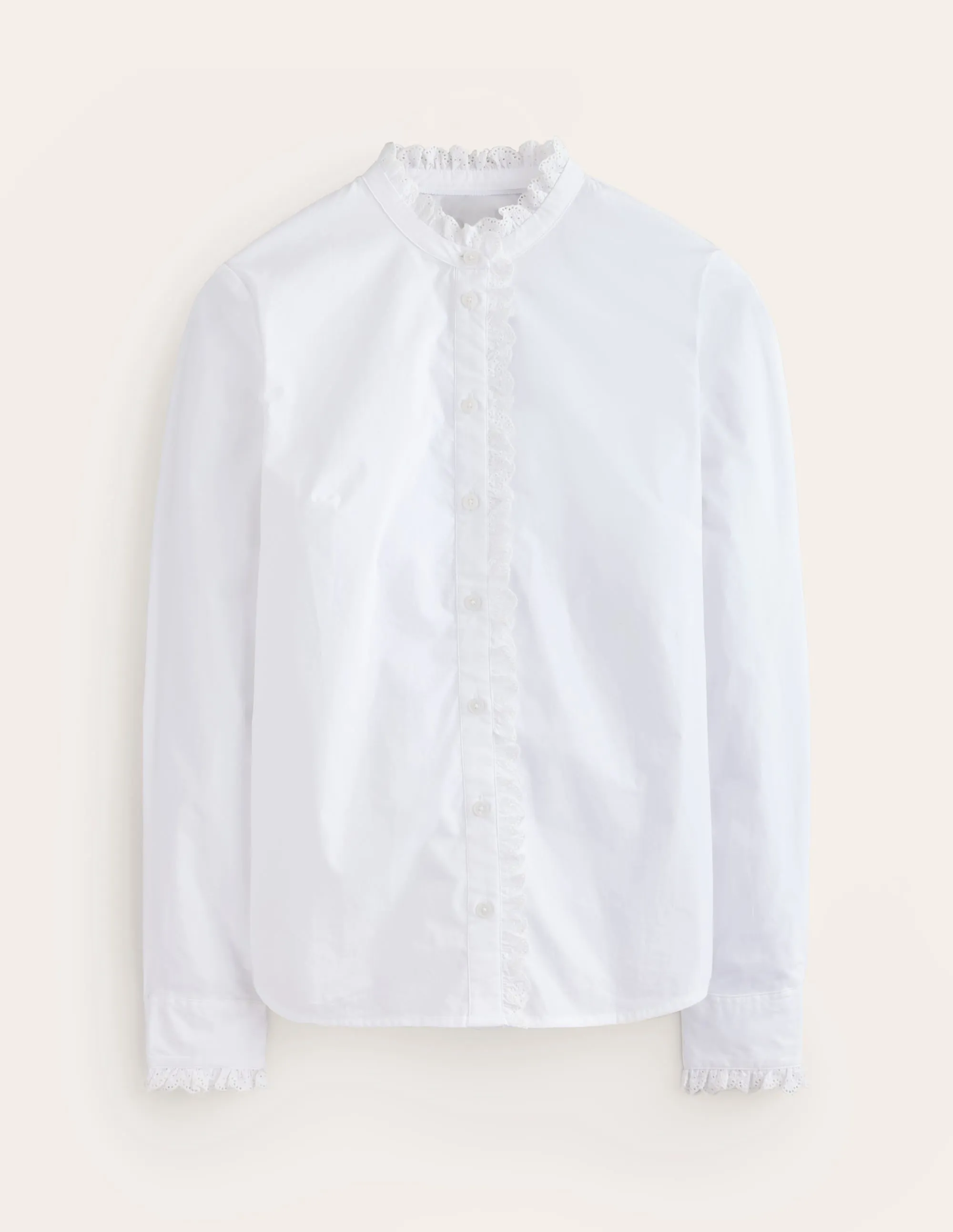 Phoebe Shirt-Ivory Broderie