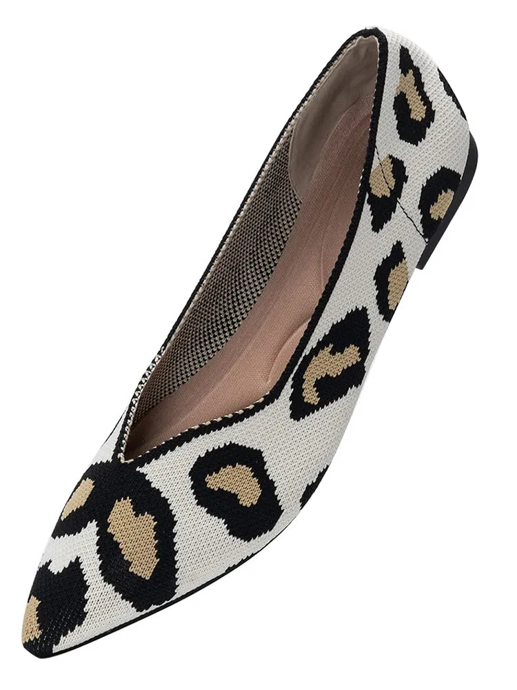 Pointed Toe Slip On Flats