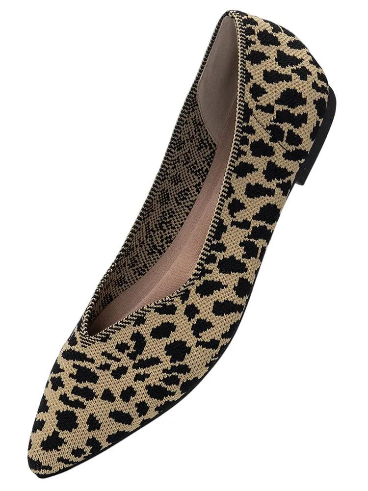 Pointed Toe Slip On Flats