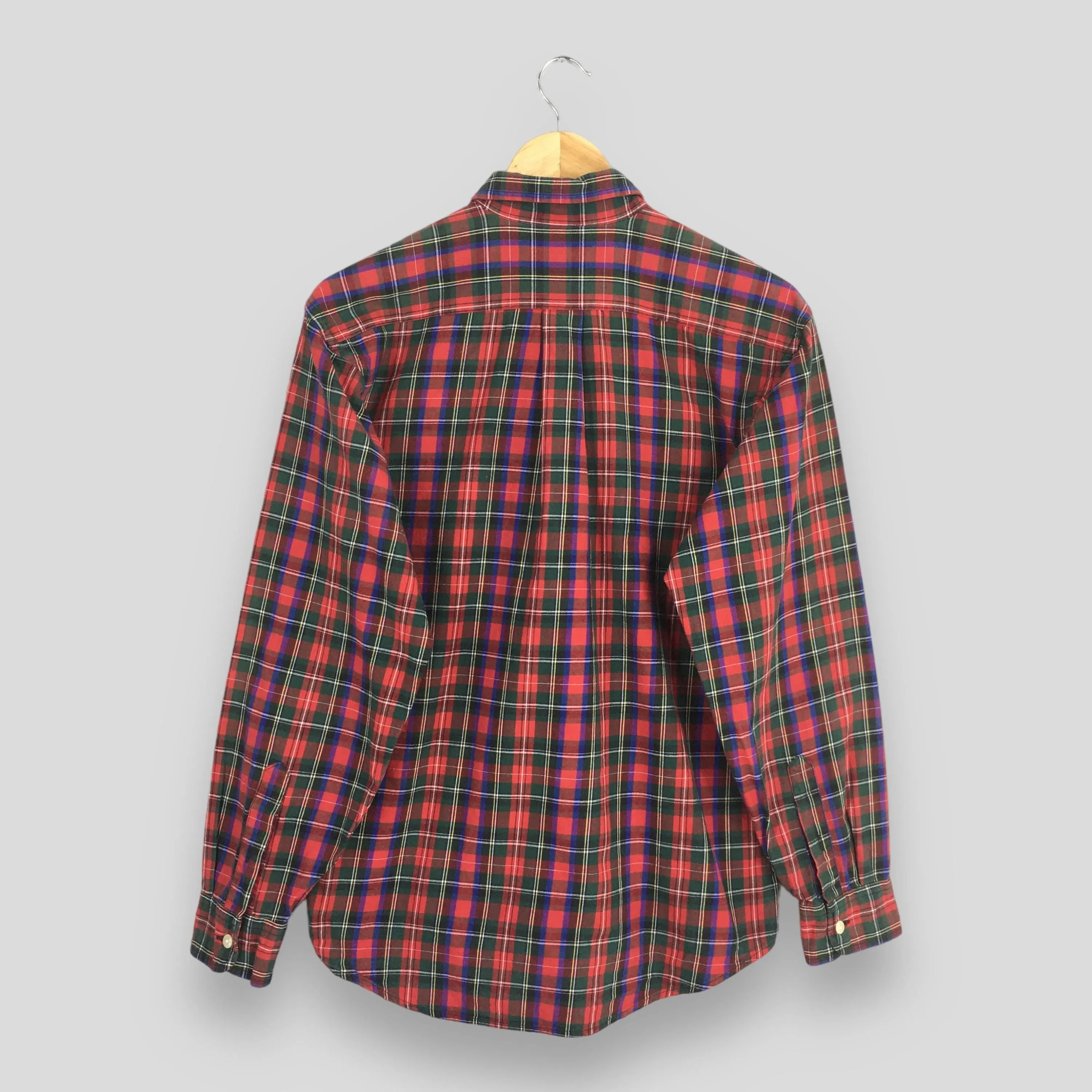Polo Ralph Lauren Checkered Flannel Red Shirt Large