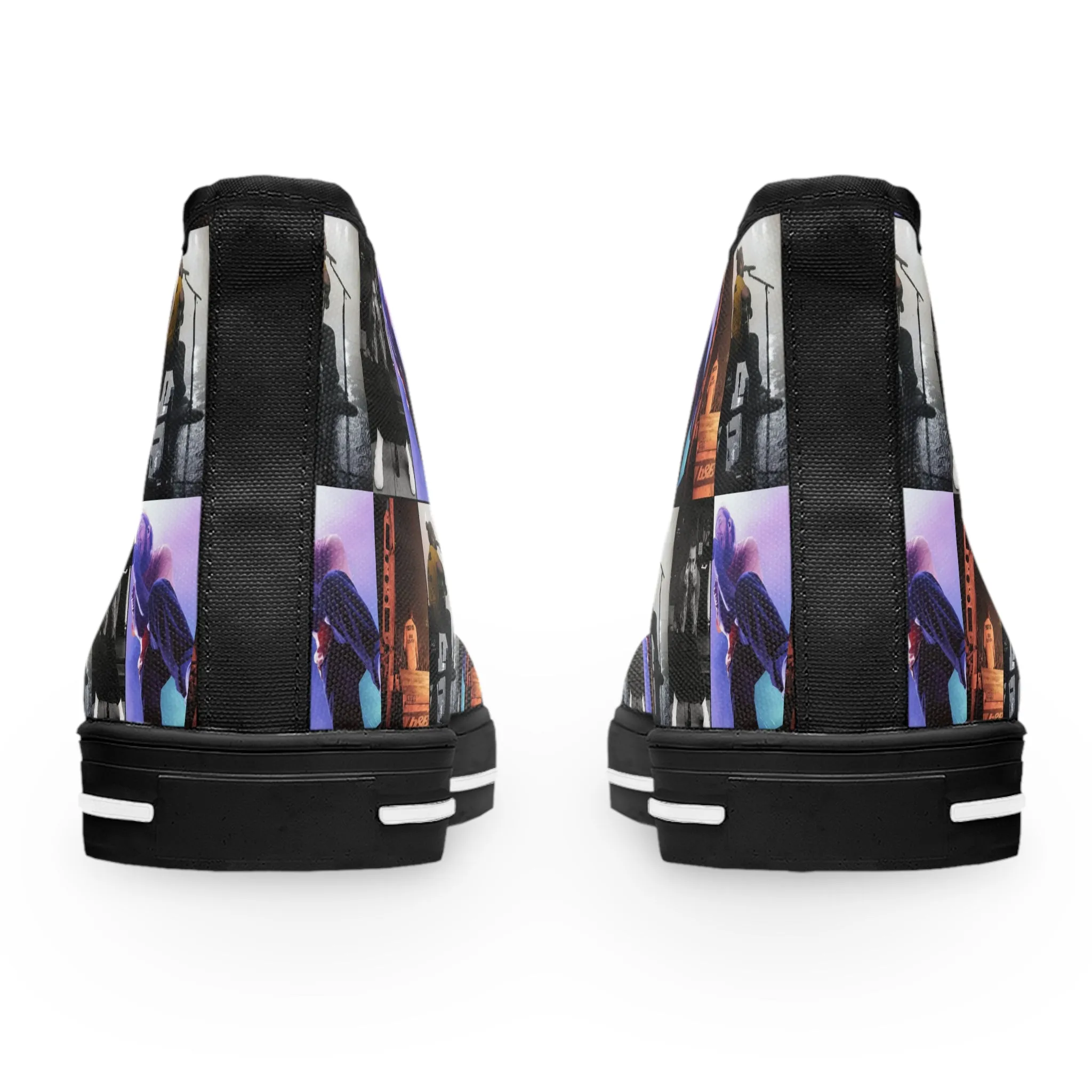 Post Malone On Tour Collage Women's High Top Sneakers