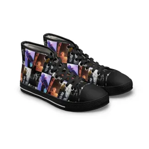 Post Malone On Tour Collage Women's High Top Sneakers