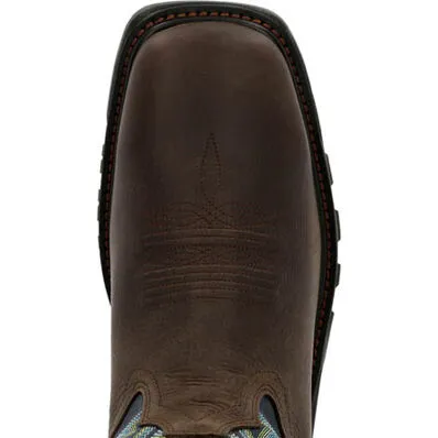 **Rocky Mens Carbon 6 Waterproof Pull-On Western Boots