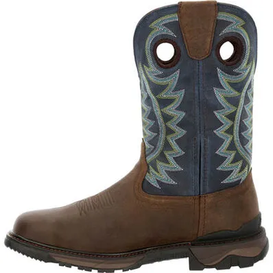 **Rocky Mens Carbon 6 Waterproof Pull-On Western Boots