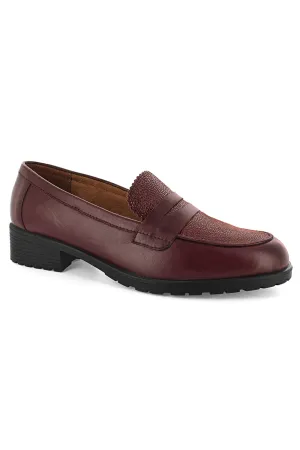 Strive Seville Merlot Red Loafer Shoes
