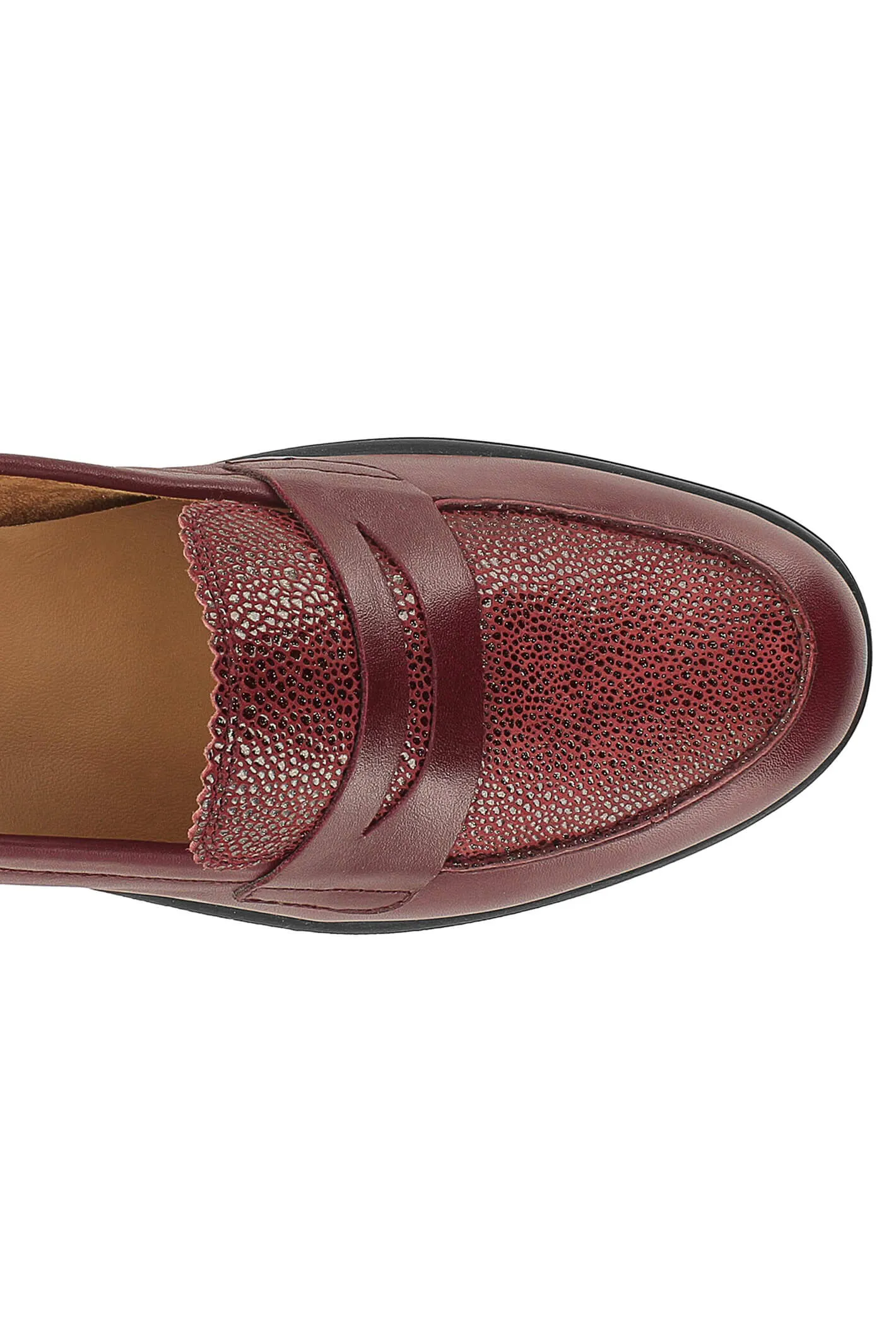 Strive Seville Merlot Red Loafer Shoes
