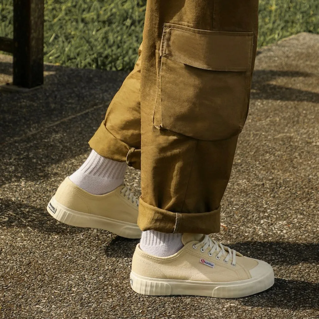 Superga 2630 Shoes - Stripe AKJ / Beige Light Eggshell